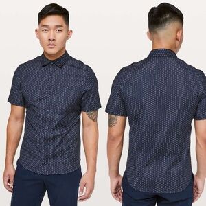 Lululemon Men’s All Town Short Sleeve Buttondown